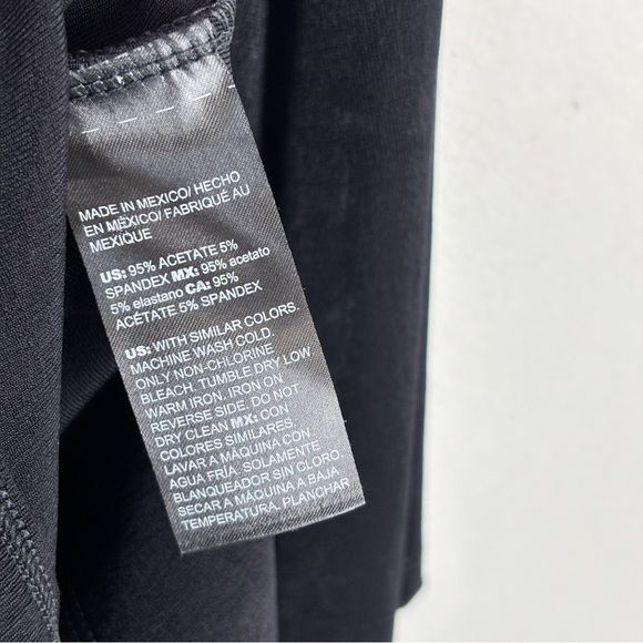 Chico’s Travelers Collection Black Long Sleeve Tunic Top Sz 3 (16/18) - Picture 6 of 6